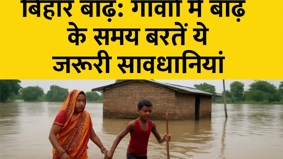 bihar flood-precautions-in-bihar-villages-bihar-rozana